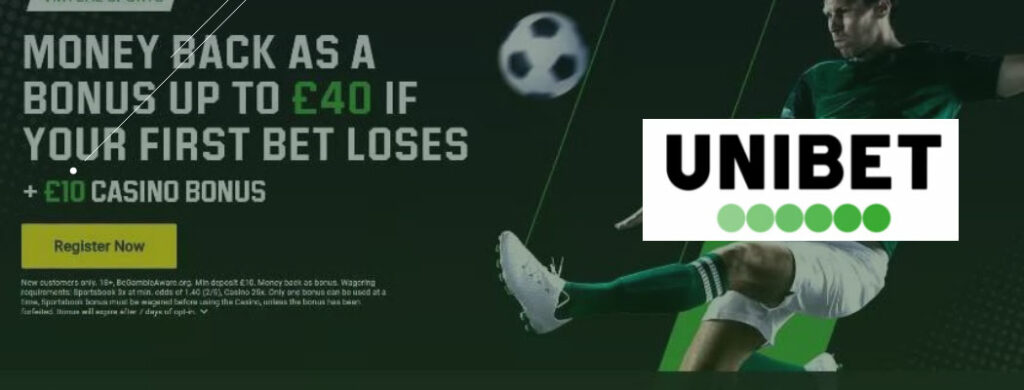 welcome promotions offered by Unibet